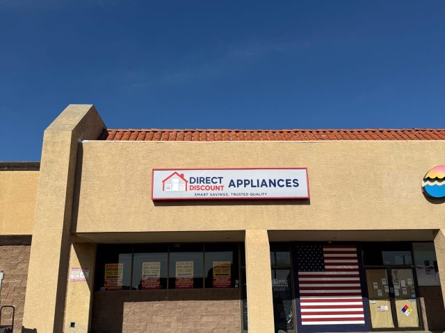 Direct Discount Appliances Cabinet Sign